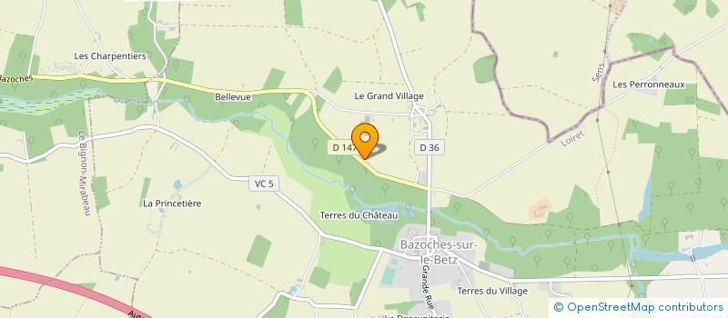 localisation de l'entreprise REPERAGE à CHEVRY-SOUS-LE-BIGNON