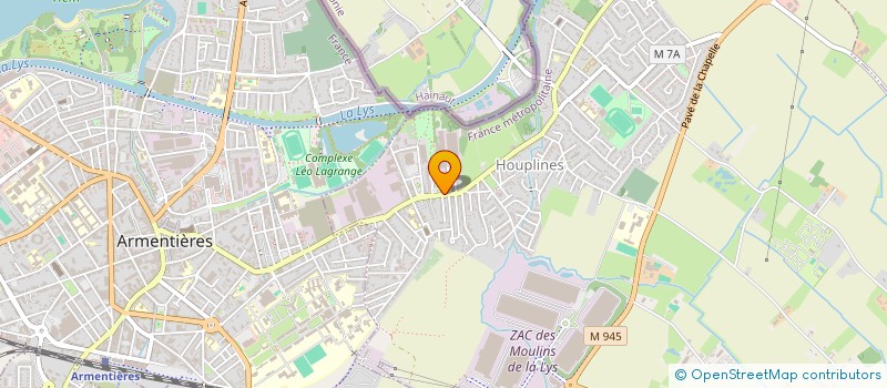 localisation de l'entreprise REPERCUSSIONS  HOUPLINES