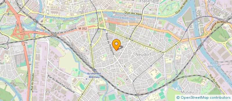 localisation de l'entreprise REPERCUSSIONS à STRASBOURG
