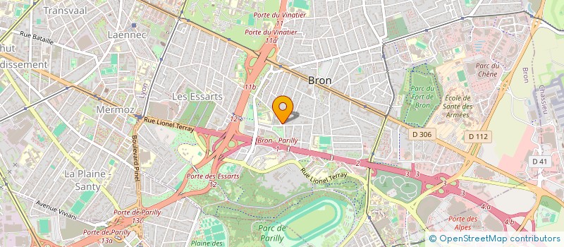 localisation de l'entreprise REPERE JEUNE  BRON