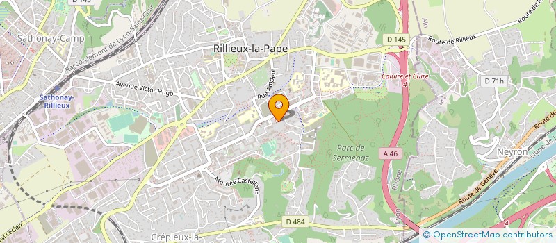 localisation de l'entreprise REPERE LABORATOIRE RECHERCHE DRAMATIQUE à RILLIEUX-LA-PAPE