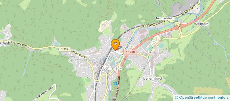 localisation de l'entreprise REPERE RESEAU PERFORMANCE à SCHIRMECK