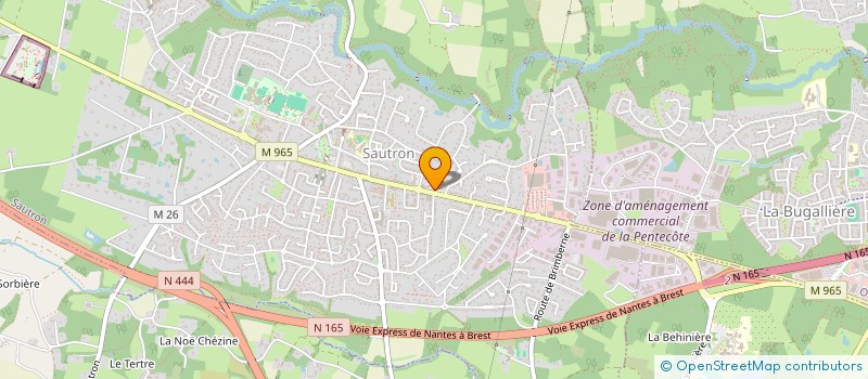 localisation de l'entreprise REPERES à SAUTRON