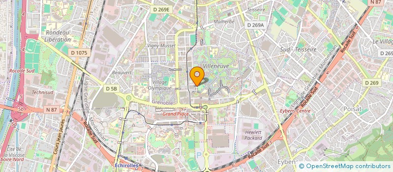 localisation de l'entreprise REPERES à GRENOBLE