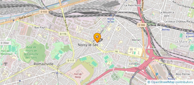 localisation de l'entreprise REPERES à NOISY-LE-SEC