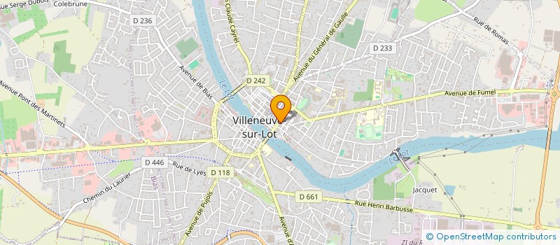 localisation de l'entreprise REPERES  VILLENEUVE-SUR-LOT