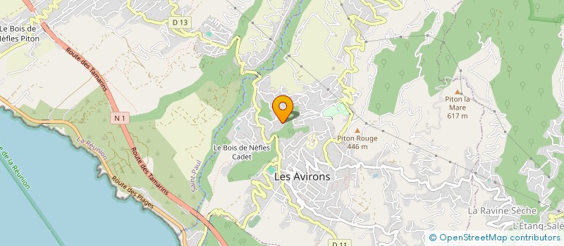 localisation de l'entreprise REPERES  LES AVIRONS