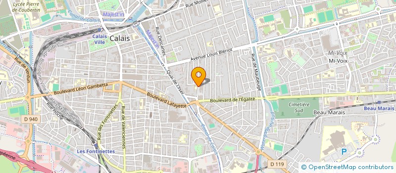 localisation de l'entreprise REPERES CONSEIL AVENIR à CALAIS