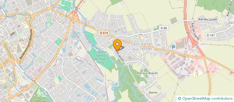 localisation de l'entreprise REPERES & MEREVEILLES à TROYES