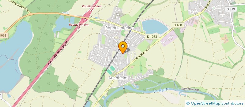 localisation de l'entreprise REPERS  ROUNTZENHEIM-AUENHEIM