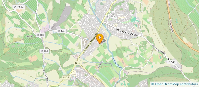 localisation de l'entreprise REPETTO  TEYRAN