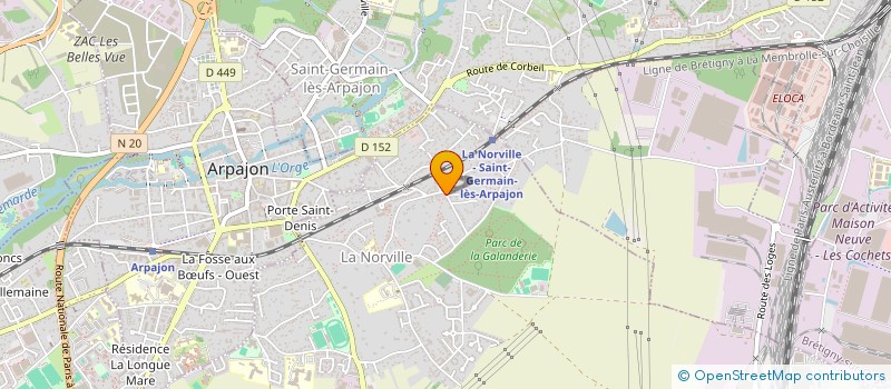 localisation de l'entreprise REPH  LA NORVILLE