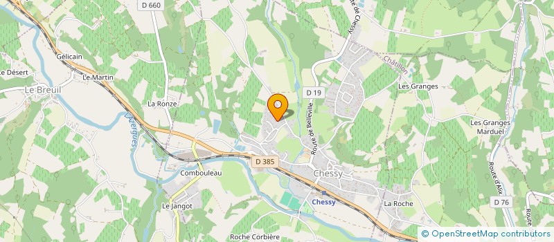 localisation de l'entreprise REPHI CONSEILS EURL  CHESSY