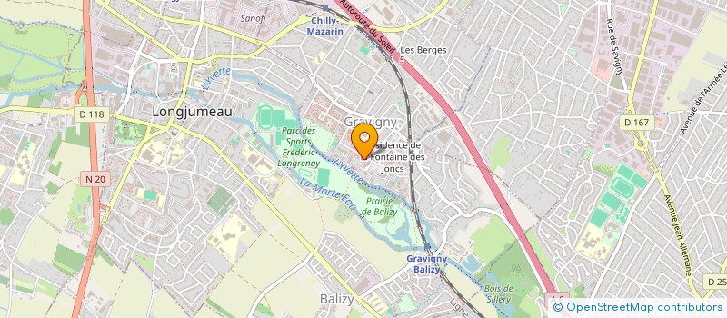 localisation de l'entreprise REPHI CONSULTING  CHILLY-MAZARIN