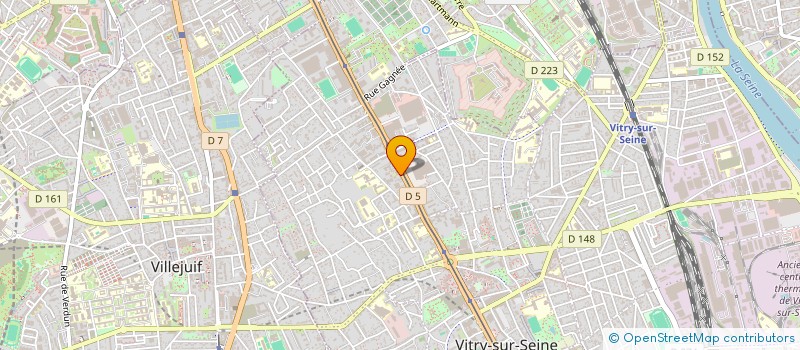 localisation de l'entreprise REPI à VITRY-SUR-SEINE
