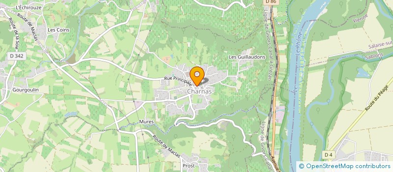 localisation de l'entreprise REPIT ET PARTAGE ( R&P)  PEAUGRES