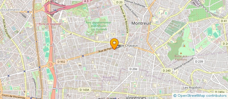 localisation de l'entreprise REPKA  MONTREUIL