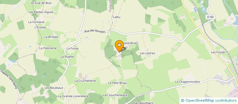 localisation de l'entreprise REPLANE  TUFFE-VAL-DE-LA-CHERONNE