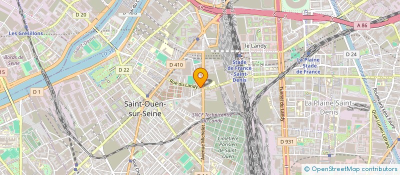 localisation de l'entreprise REPLAY MULTIMEDIA à SAINT-OUEN-SUR-SEINE