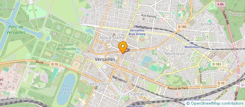 localisation de l'entreprise REPLAY VIDEO à VERSAILLES