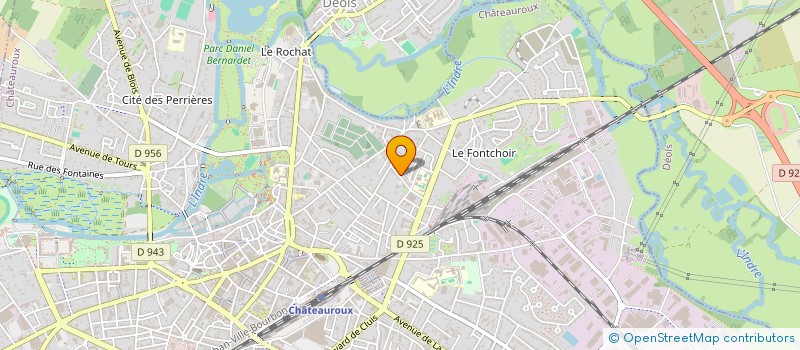 localisation de l'entreprise REPLAYCE à CHATEAUROUX