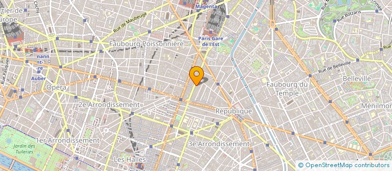 localisation de l'entreprise REPLICA  PARIS