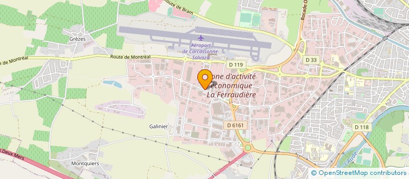 localisation de l'entreprise REPLICA PRINT à CARCASSONNE