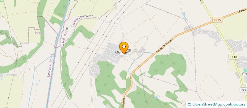 localisation de l'entreprise REPLICE  CHAMAGNIEU