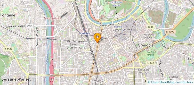 localisation de l'entreprise REPLIQUES  GRENOBLE