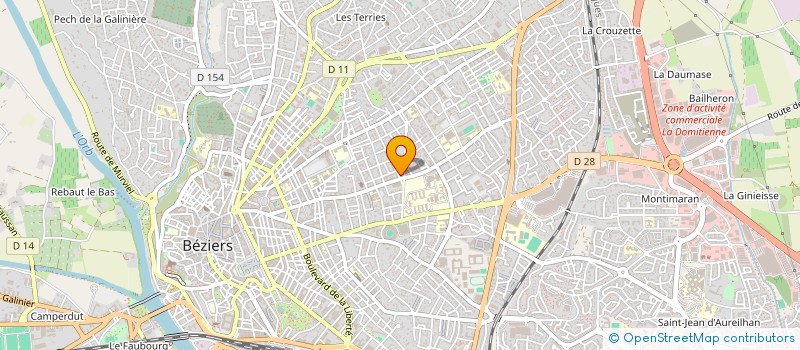 localisation de l'entreprise REPONSE  BEZIERS