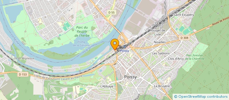 localisation de l'entreprise REPONSE-FI POISSY à POISSY