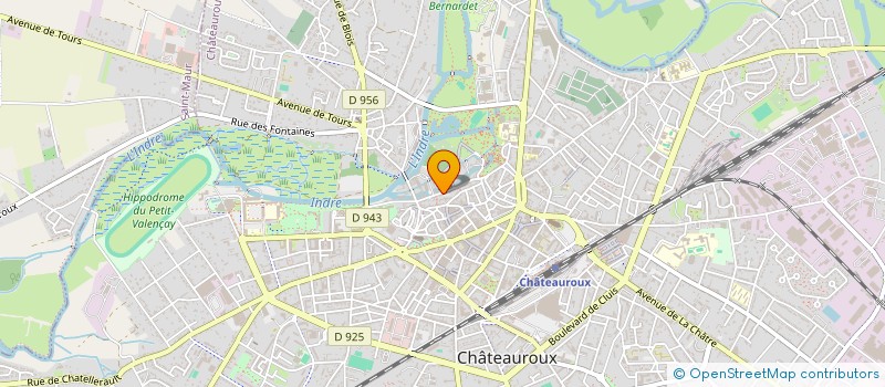 localisation de l'entreprise REPONSE FORMATION à CHATEAUROUX