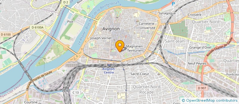 localisation de l'entreprise REPONSE INFORMATIQUE  AVIGNON