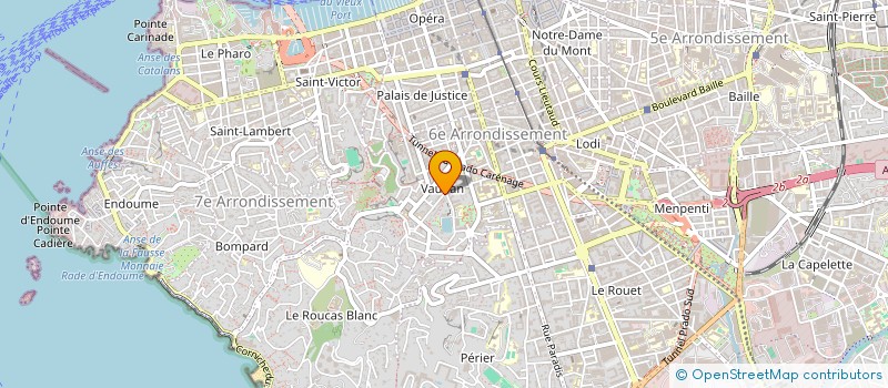 localisation de l'entreprise REPONSE PAR L IMAGE REPIMA à MARSEILLE