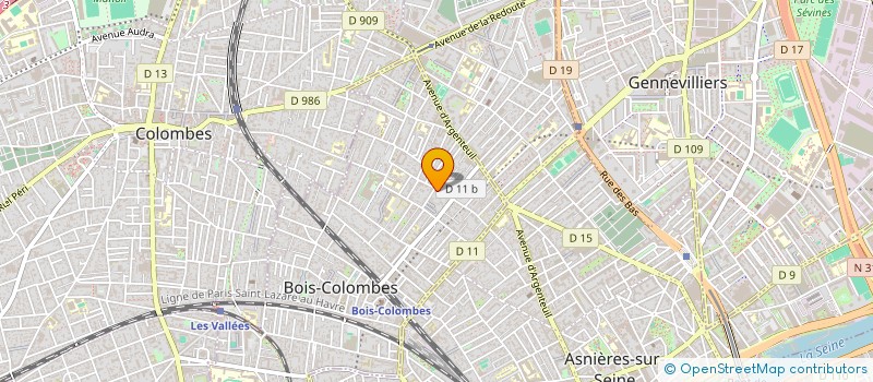 localisation de l'entreprise REPONSE PATRIMOINE à BOIS-COLOMBES