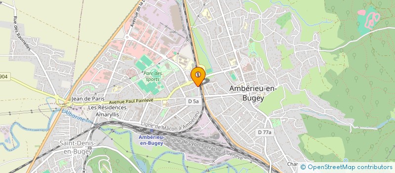 localisation de l'entreprise REPONSES à AMBERIEU-EN-BUGEY