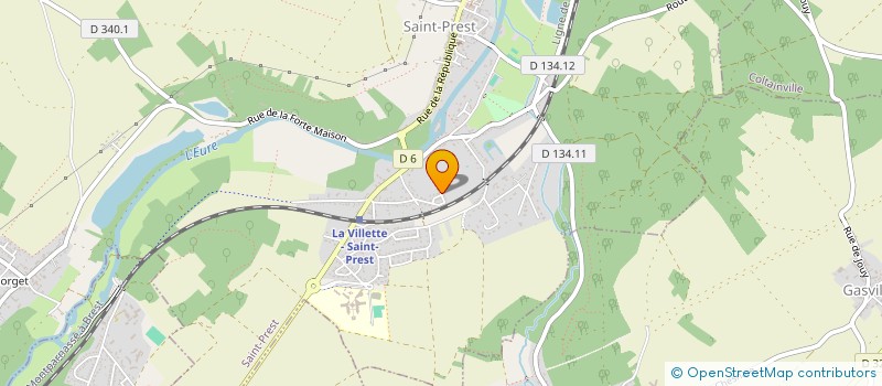 localisation de l'entreprise REPONSES TECHNOLOGIQUES INFORMATIQUE à SAINT-PREST