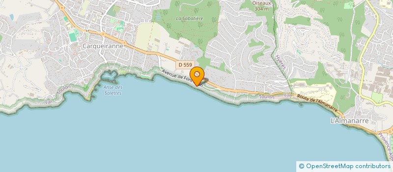 localisation de l'entreprise REPOP GRANSD SUD  CARQUEIRANNE