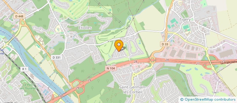 localisation de l'entreprise REPORT ONE DIRECT à SAINT-GERMAIN-LES-CORBEIL