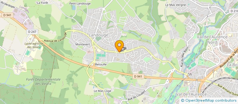 localisation de l'entreprise REPORTE  LIMOGES