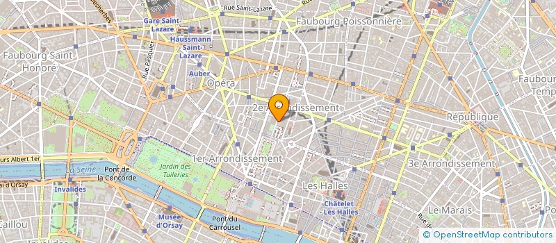 localisation de l'entreprise REPORTERS DU LARGE à PARIS