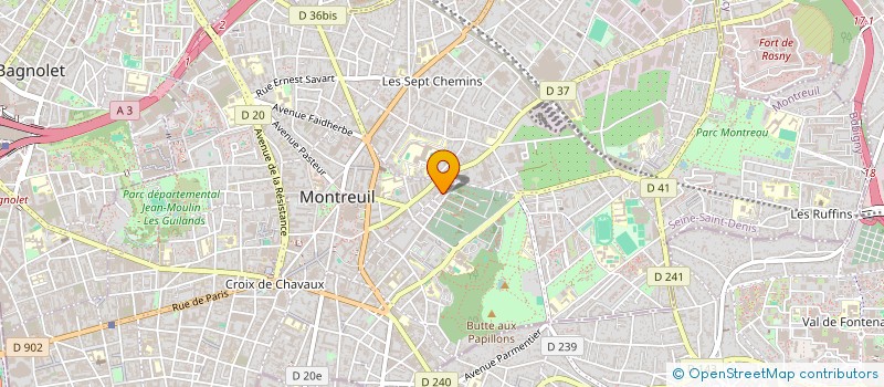 localisation de l'entreprise REPOS à MONTREUIL