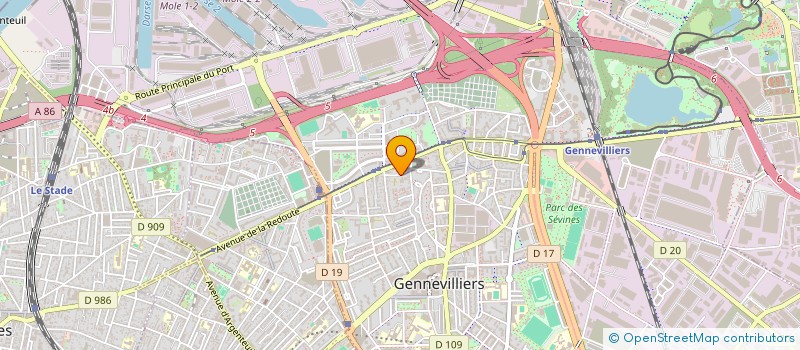 localisation de l'entreprise REPOTEL GENNEVILLIERS à GENNEVILLIERS