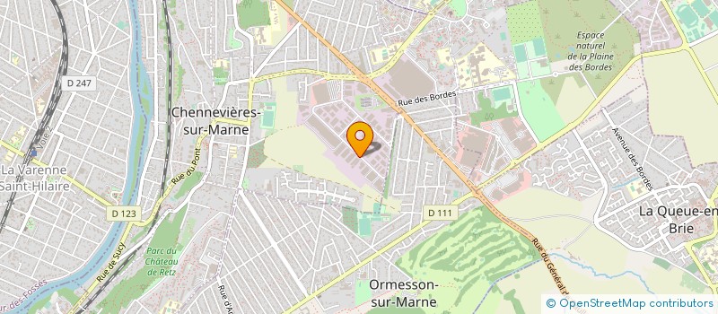 localisation de l'entreprise REPOUSSAGE ET INDUSTRIES à CHENNEVIERES-SUR-MARNE