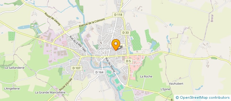 localisation de l'entreprise REPRENDS LES RENES  GORRON