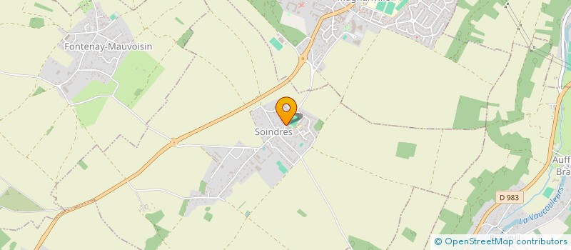 localisation de l'entreprise REPRESENTANT DES PARENTS D'ELEVES DE SOINDRES  SOINDRES
