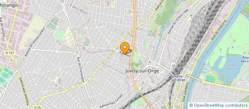 localisation de l'entreprise REPRESENTANTS DES PARENTS - ELEMENTAIRE - JEAN JAURES JUVISY à JUVISY-SUR-ORGE