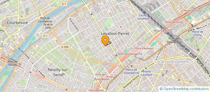 localisation de l'entreprise REPRESENTATION GEN INDUSTRIE ET BATIM à LEVALLOIS-PERRET