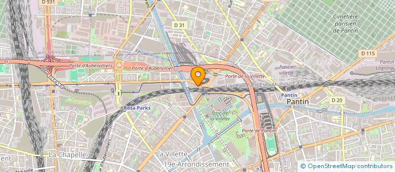 localisation de l'entreprise REPRESENTATION INDUSTRIELLE BTP à PARIS