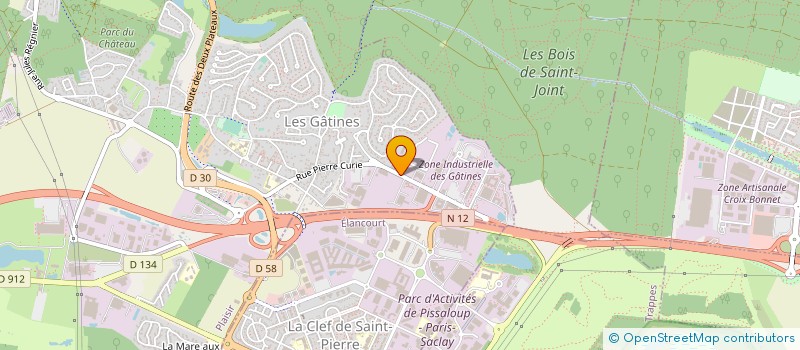 localisation de l'entreprise REPRESENTATION NEGOCE COURTAGE INTERNAT  PLAISIR